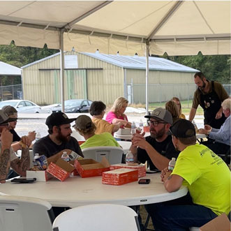 people eating